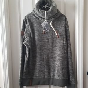 NWT Naketano Men's cowl neck fleece